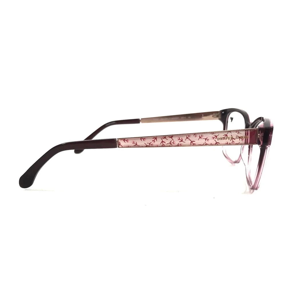 Draper James Eyeglasses Frames DJ5021 604 MERLOT GRADIENT Cat Eye 53-15-140